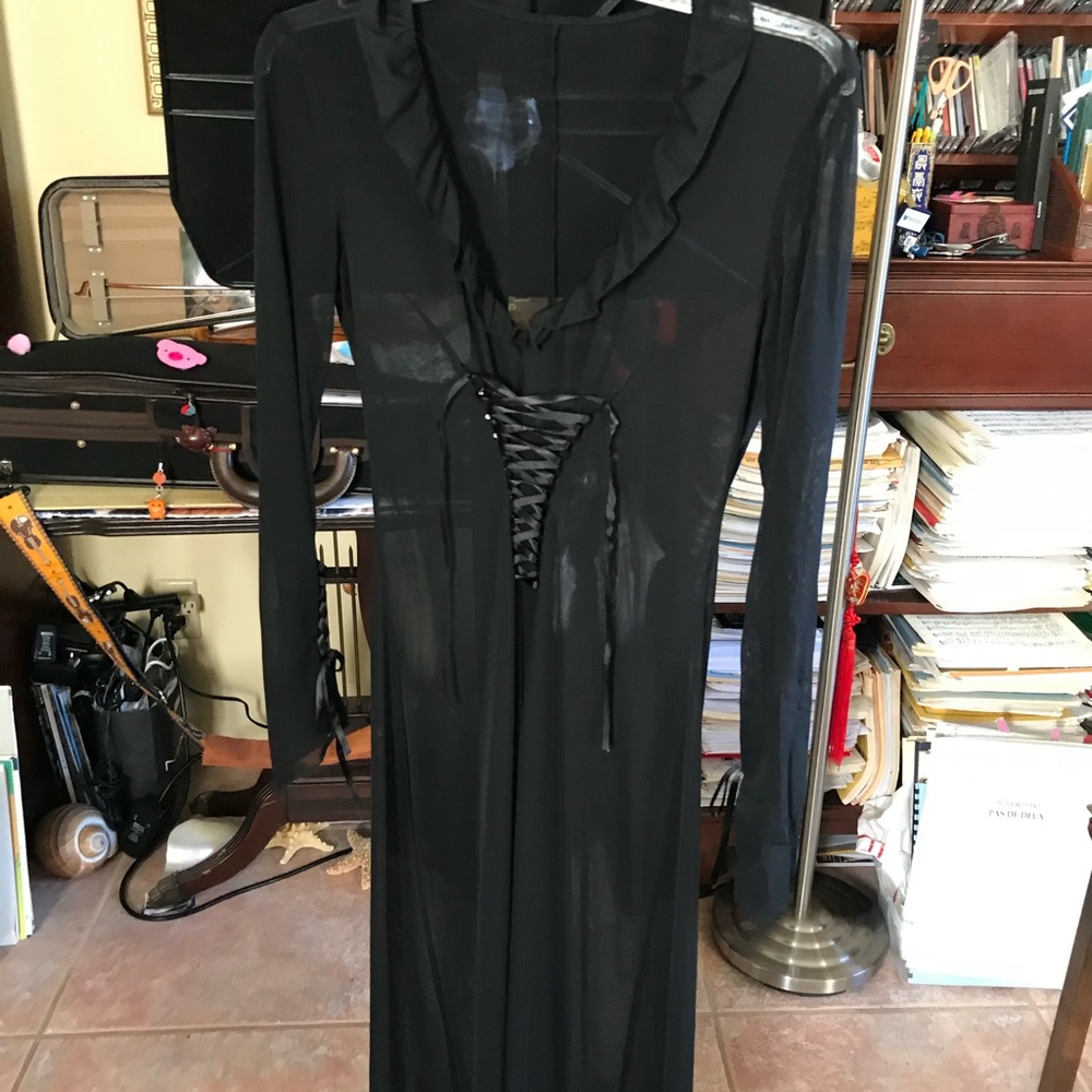 Dress with laces